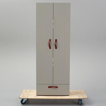 A painted 'Koffert' cabinet by Jonas Bohlin for Klong, ca 2000.