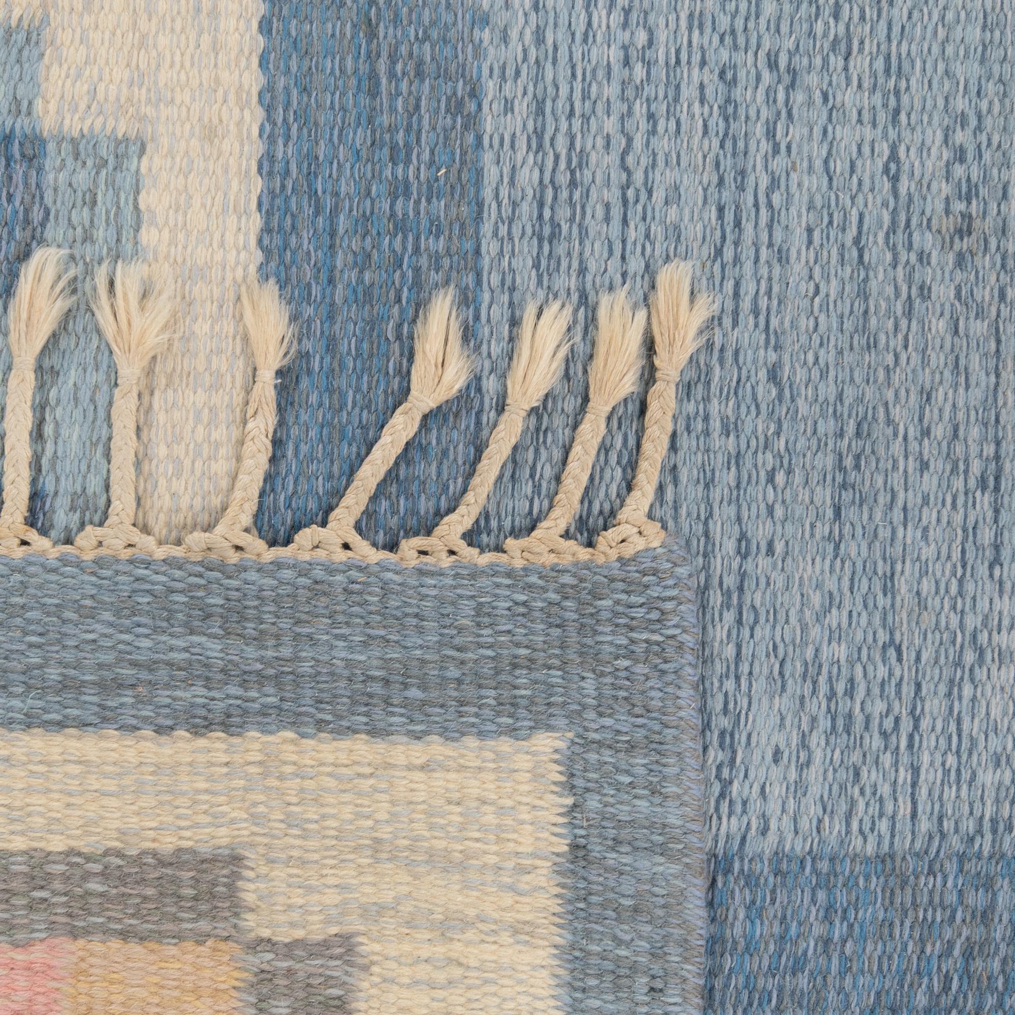 Matta, rölakan, signerad GG, ca 282 x 199 cm.