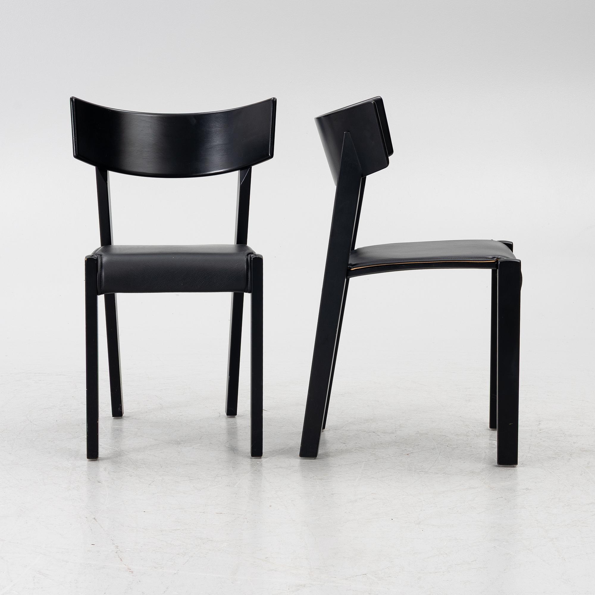 Ralf Lindberg, chairs, 6 pcs, “Tati”, Gärsnäs, designed in 1989.