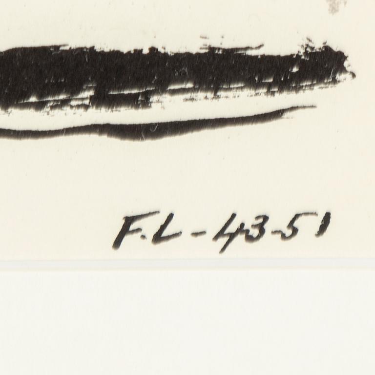 FERNAND LÉGER, after, colour lithographe, signed in print, from Verve 1952, printed by Mourlot.