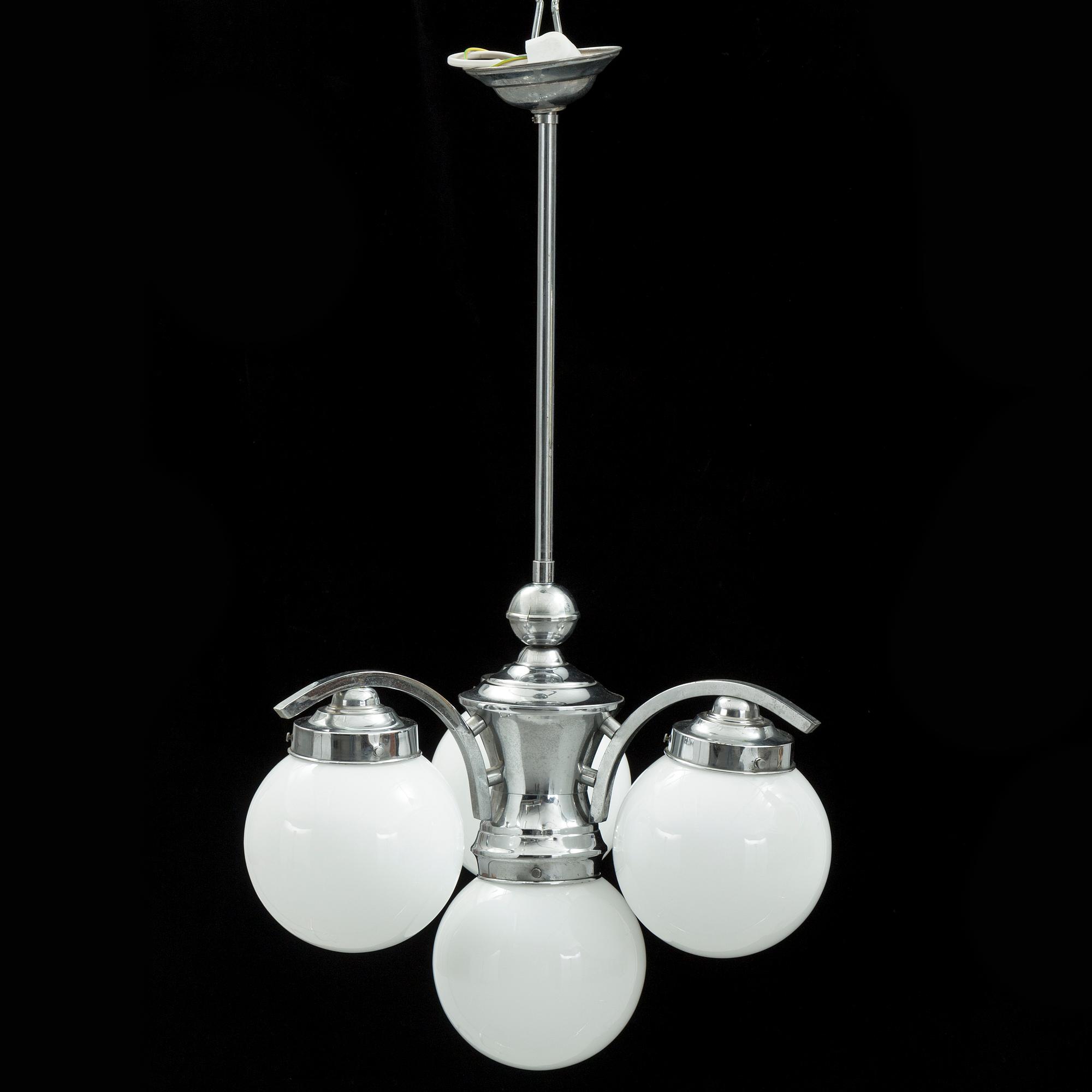 TAKLAMPA, Art Deco, 1930-tal. Höjd ca 71 cm.