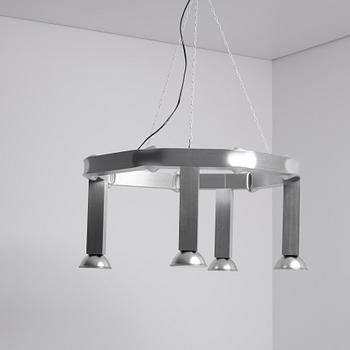 David Taylor, ljuskrona, unik, ”Aluminium Chandelier”, Studio Mellösaverken, Sverige, 2025.