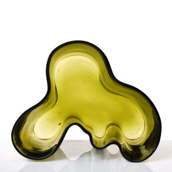 Alvar Aalto, a "Savoy/3030" dark green glass vase, Iittala Glassworks, Finland ca.