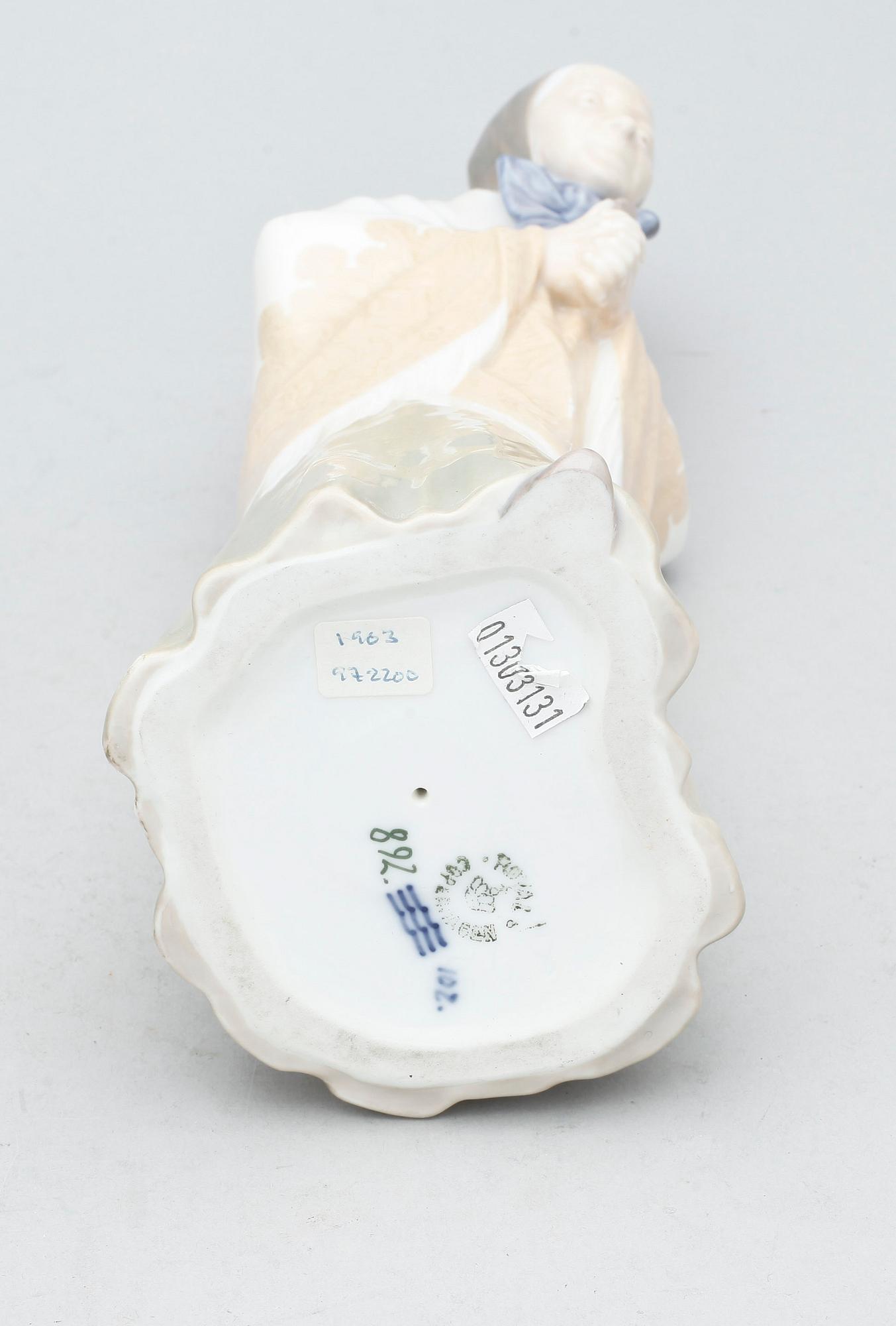 FIGURINER, 2 st, porslin, Royal Copenhagen, Danmark.
