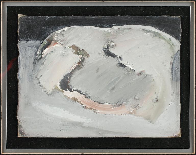 BENGT LINDSTRÖM, olja på pannå, signerad och daterad 1958.
