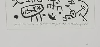 BENGT WALLBERG, grafiskt blad, signerad i trycket. Daterad - 00. Numrerad 6/275.