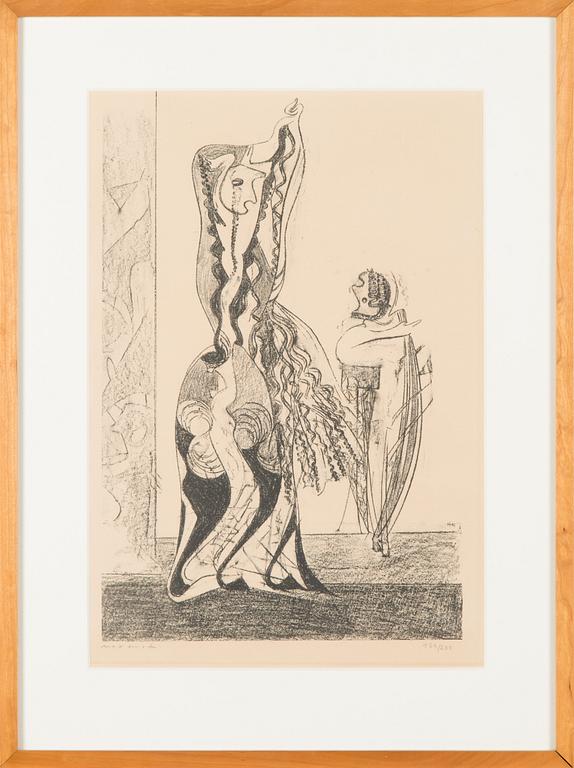 Max Ernst, litografi, signerad och numrerad 164/200.