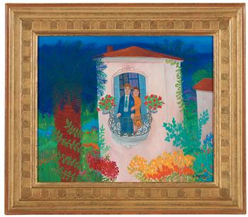 Lennart Jirlow, On the balcony.