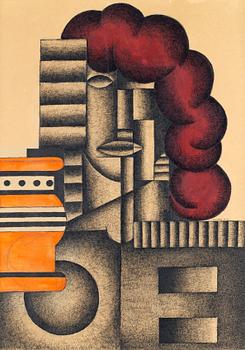 31. Otto G Carlsund, "Arkitektonisk komposition" or "Fabriken 1931".