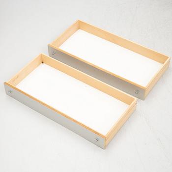 Poul Nørreklit, bokhylla / hyllsystem, "Jailhouse", Georg Petersens Møbelfabrik A/S, Danmark, 1960-tal.