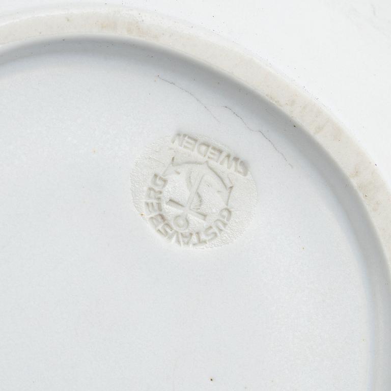 Wilhelm Kåge, skålar, 3 st samt vas, "Våga", Gustavsberg.