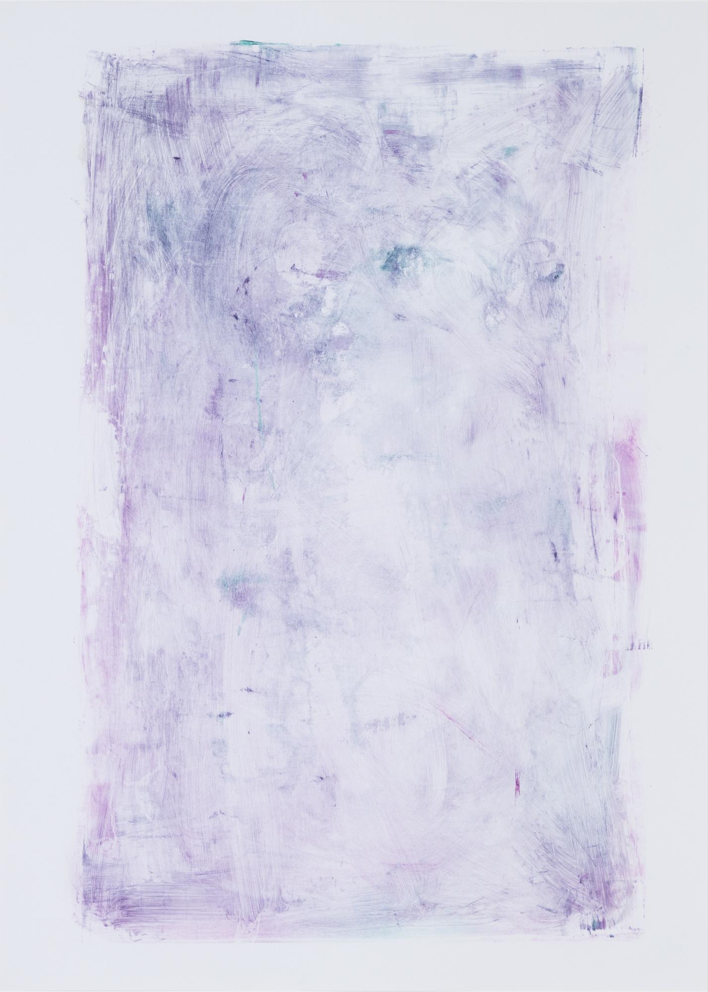 Jakob Ojanen, monotype in colours. Signed and dated -16 on verso.