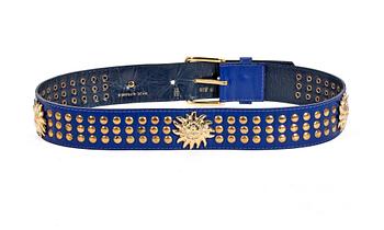 A set of two belts by Yves Saint Laurent and Sabèl.