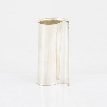 Rolf Lindståhl, a sterling silver vase, Stockholm 1988.