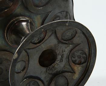 TAZZA, silver, Kina, 1800/1900-tal. Ca 180 gr.