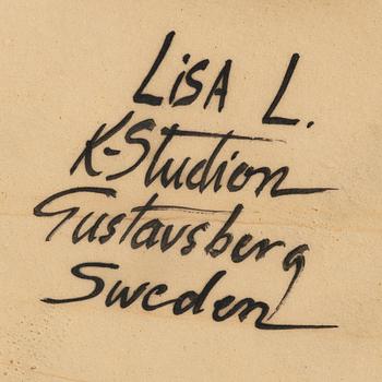 Lisa Larson, a 'Basset Maxi' ceramic sculpture, K-Studion Gustavsberg, Sweden.