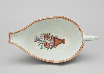 SÅSSNIPA, kompaniporslin. Qing dynastin, Qianlong (1736-95).