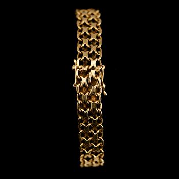 ARMBANDSUR, Omega, 18K guld. Vikt ca 22 g.