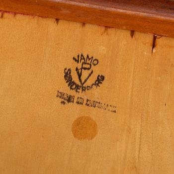 a set of four 1960's teak chairs 'Juliane' by Johannes Andersen, from Vamo Denmark.