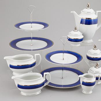 A Sigvard Bernadotte  service, Millenium design, 2000. (175 porcelain pieces and 96 cutlery pieces).