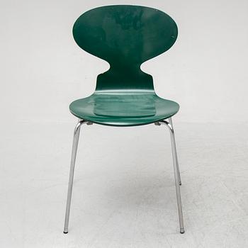 ARNE JACOBSEN, ten 'Ant' chairs from Fritz Hansen, Denmark, 1976.