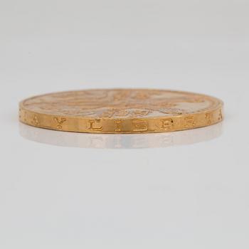 GULDMYNT, 50 Pesos Estados Unidos Mexicanos, Oro Puro. 21k, vikt ca 41 g.