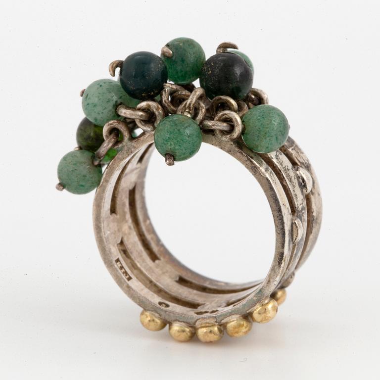 CECILIA JOHANSSON, Ring with aventurine quartz.