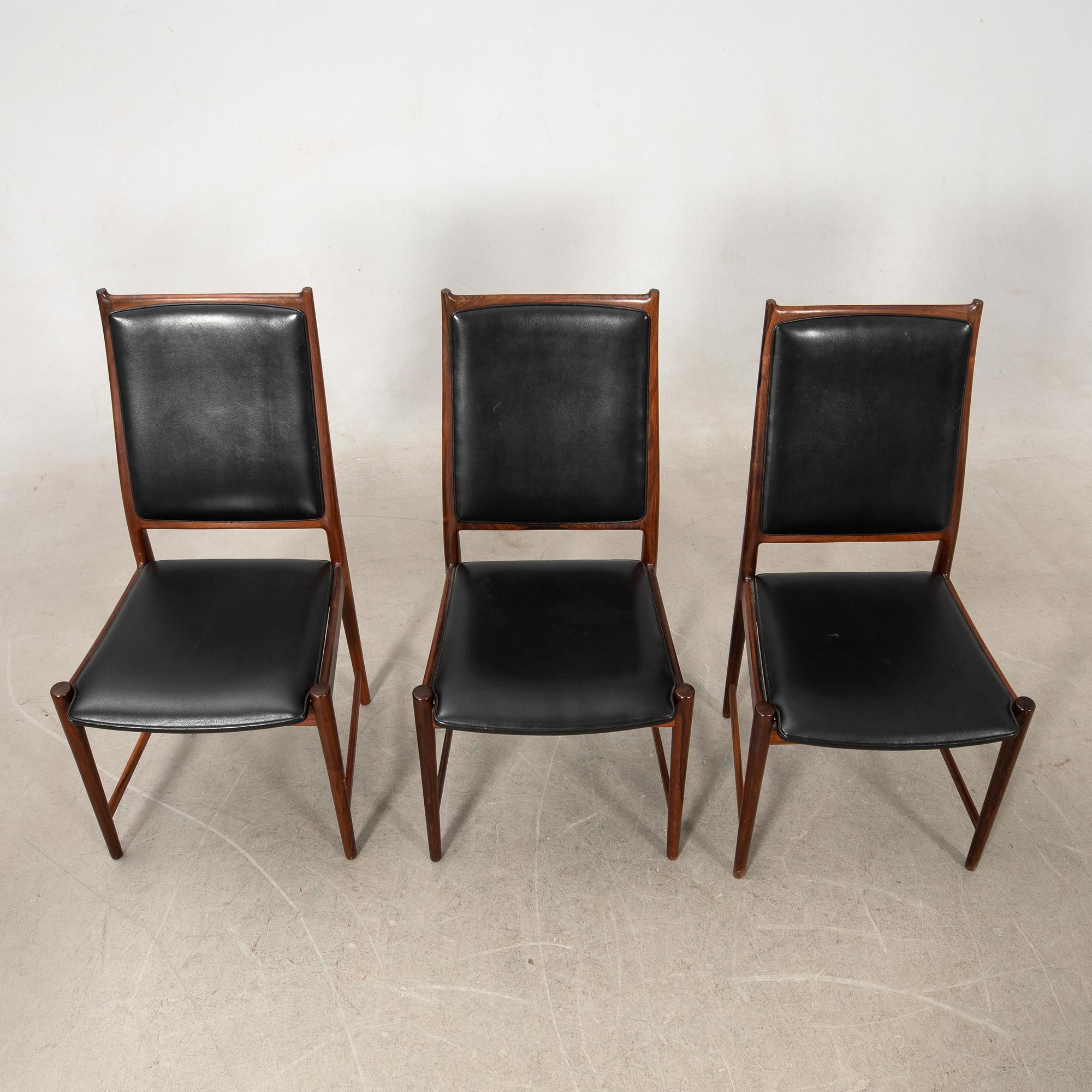 Torbjørn Afdal, stolar, 6 st, Nesjestranda, Bruksbo, Norge, 1960-tal.