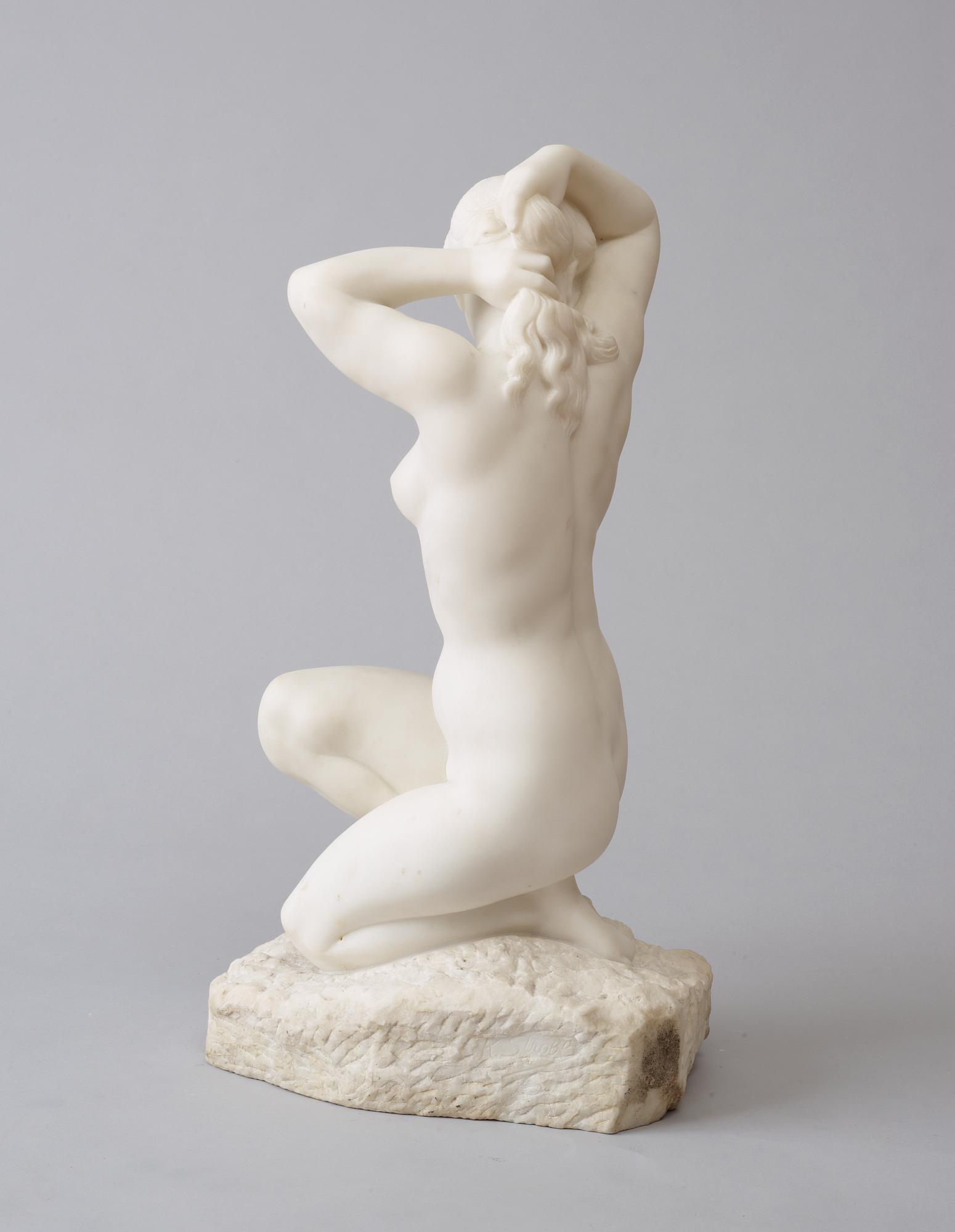 Kenneth Strobl Attributed to, Seated female nude.