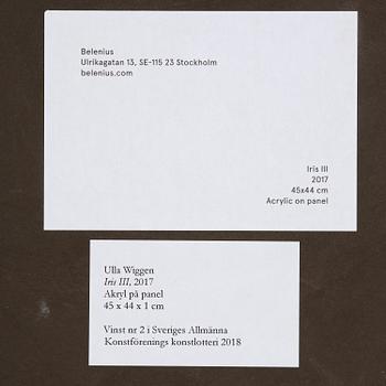 Ulla Wiggen, "Iris III".