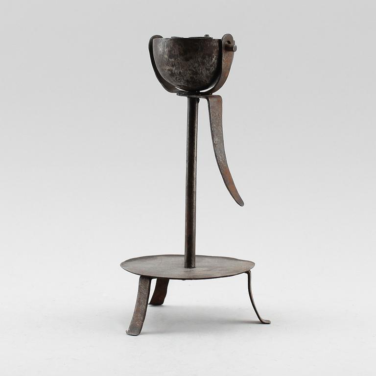 RESEOLJELAMPA, smide, 1700-tal.