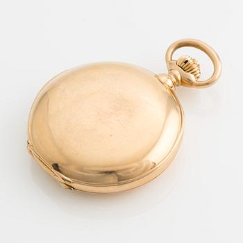 Ane Bing Hger, Paris, pocket watch, repeater, hunter case, 51,5 mm.