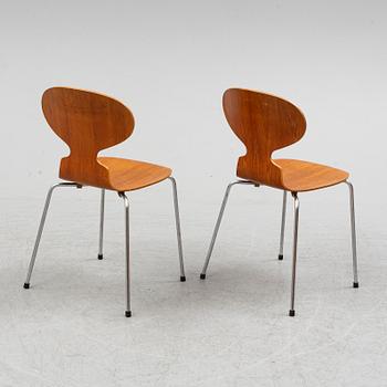 Five 'Myran' chairs by Arne Jacobsen, Fritz Hansen, Denmark.