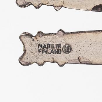 Kirsti Ilvessalo, A silver plated bronze necklace "Nukkekääty". Kalevala koru, Helsinki.