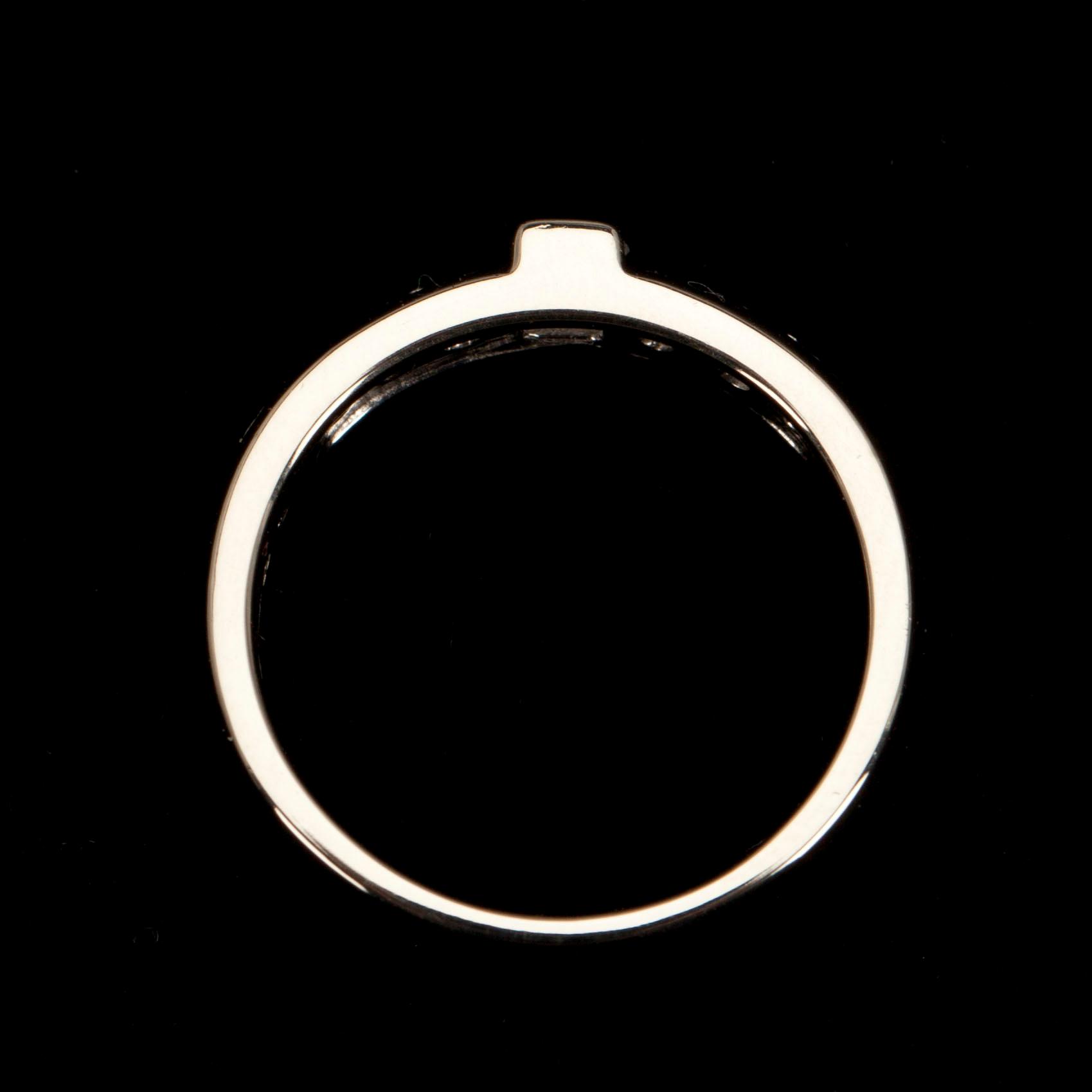 RING, vitguld 14K, diamanter tot. 0,19 ct. Vikt 4,2 g.