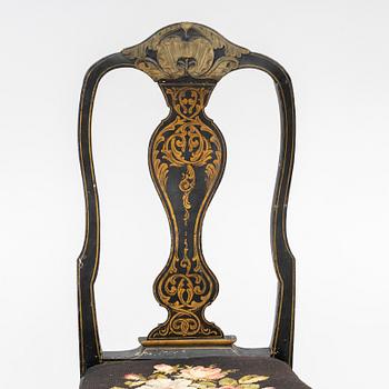 Chairs two, Baroque, 18th century.