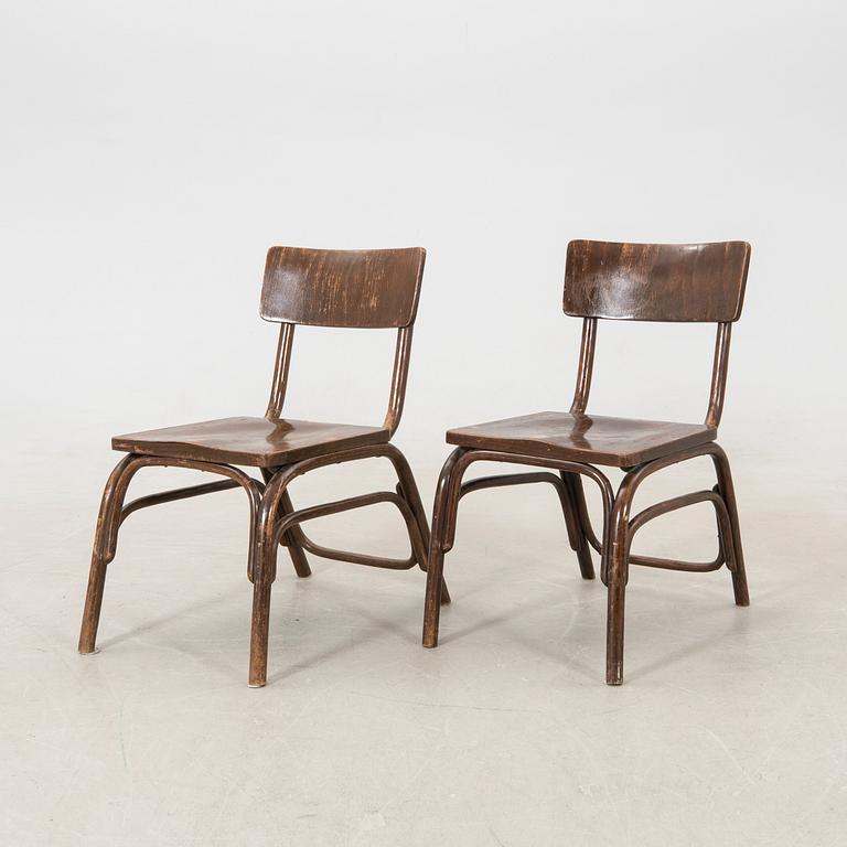 Ferdinand Kramer chairs 2 pcs "B403" for Thonet 1920s.