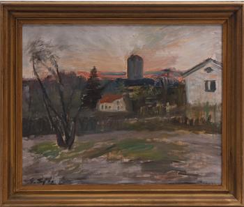 GUSTAF SJÖÖ, olja på duk, sign.