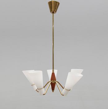 TAKLAMPA, 1900-talets mitt. Höjd ca 65 cm.
