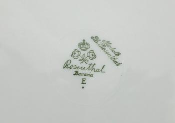 SERVIS, 59 delar, porslin, modell "Ph. Rosenthal", Rosenthal, 1900-talets mitt.