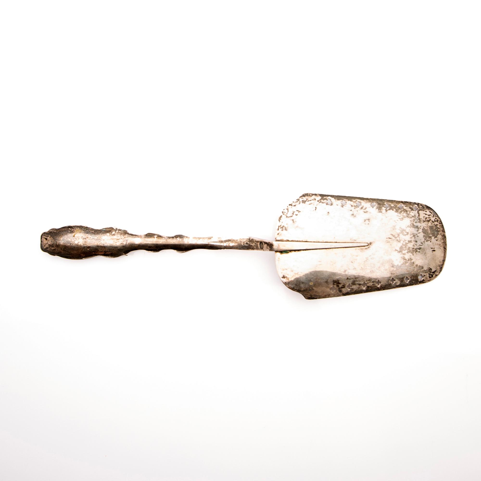 Fish slice, silver, Gabriel Dahlberg, Lund, 1879.