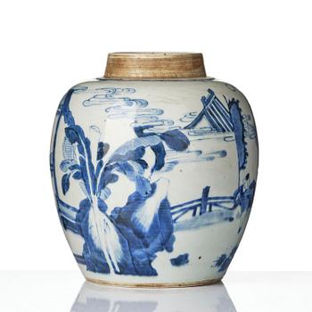 Bojan, porslin. Qingdynastin, Kangxi (1662-1722).