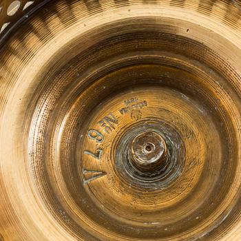 a pair of Skultuna candlesticks from the first half of the 20th century.