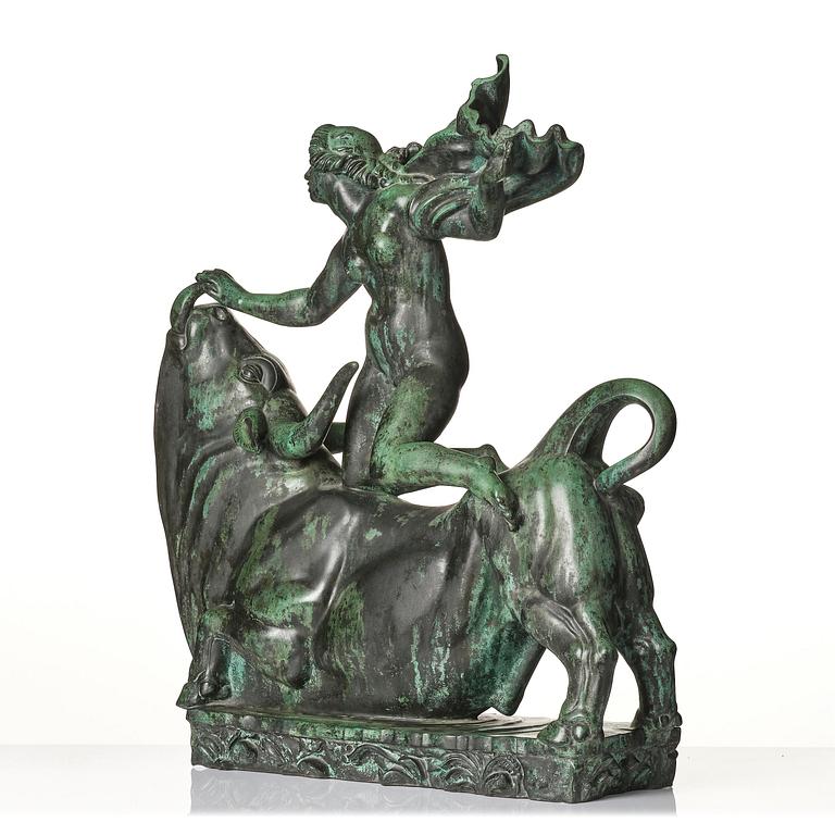 Carl Milles, "Europa och tjuren" (Europa and the bull).