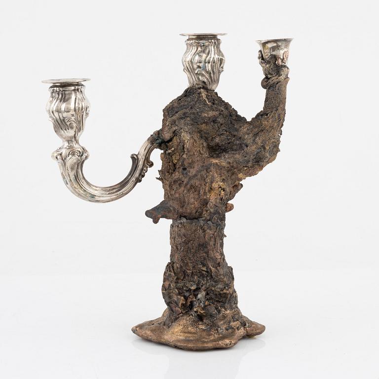 Olle Olls, a candelabra/light object, 2021.