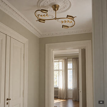 Ceiling lamp, Swedish Modern, 1930s/40s.
