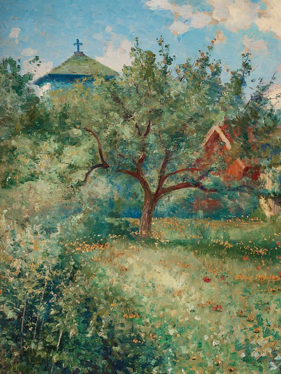 Johan Ericson, A summer garden, Marstrand.