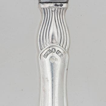 Guldsmedsaktiebolaget (GAB), GAB, cutlery set silver, in case, model 'Vängåva', Stockholm 1964-66 (87 pieces).