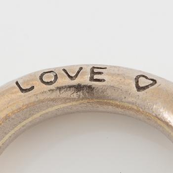 Charlotte Lynggaard, Ole Lynggaard, "Love ring", 18K white gold with brilliant-cut diamonds.