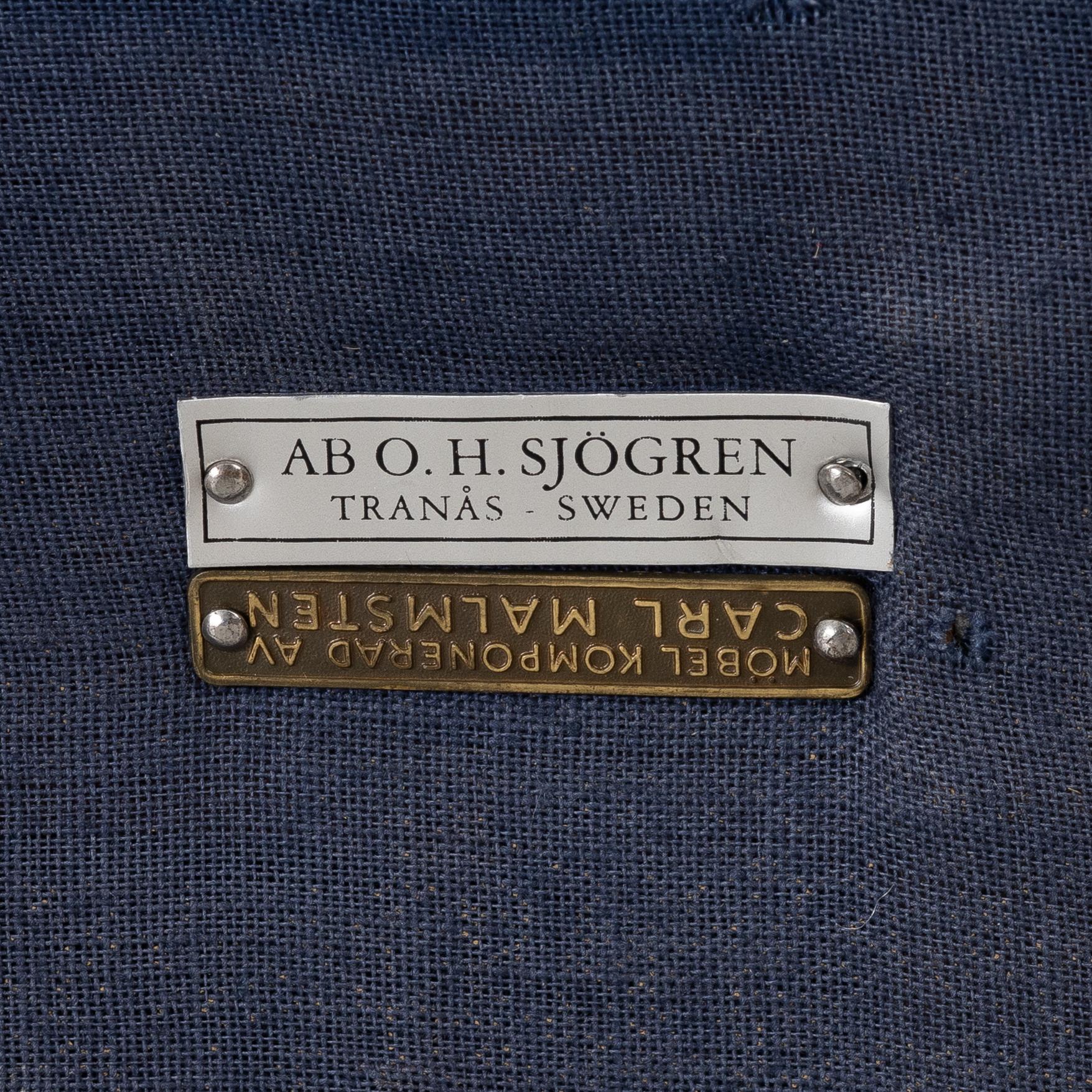 Carl Malmsten, fåtölj, "Åldermannen", AB OH Sjögren, Tranås.